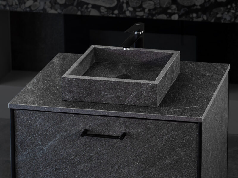 Lavabo Revestido en Porcelánico Laminam - Imagen 2