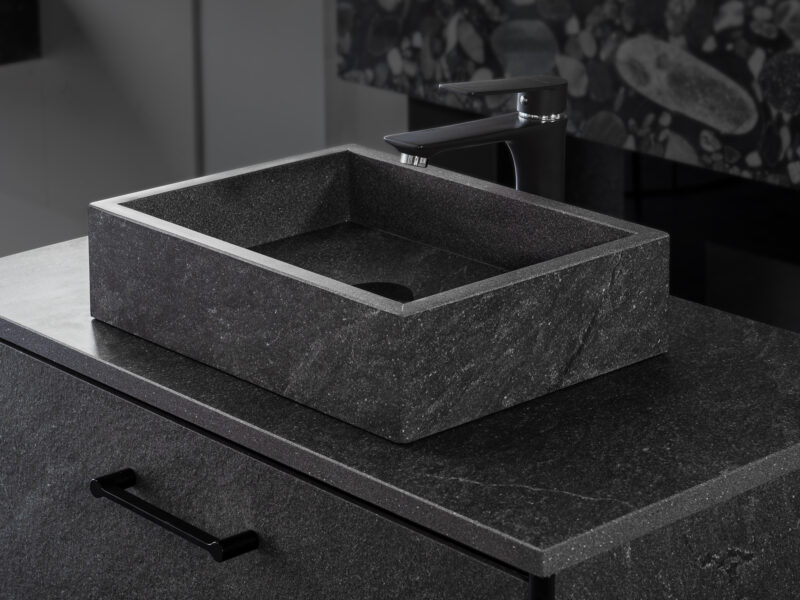 Lavabo Revestido en Porcelánico Laminam - Imagen 3